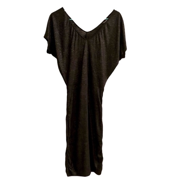 Express black shimmered v-neck dressing, XS - Picture 5 of 5